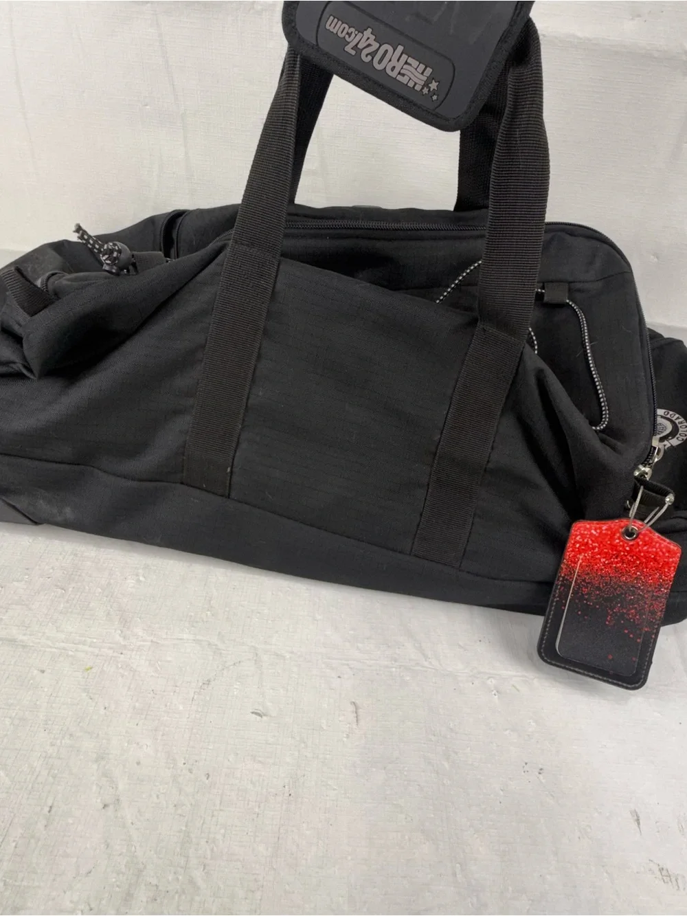 Hero247.com Wheeled Duffel Bag Luggage Carry On Gym Black CSP State Patrol Logo